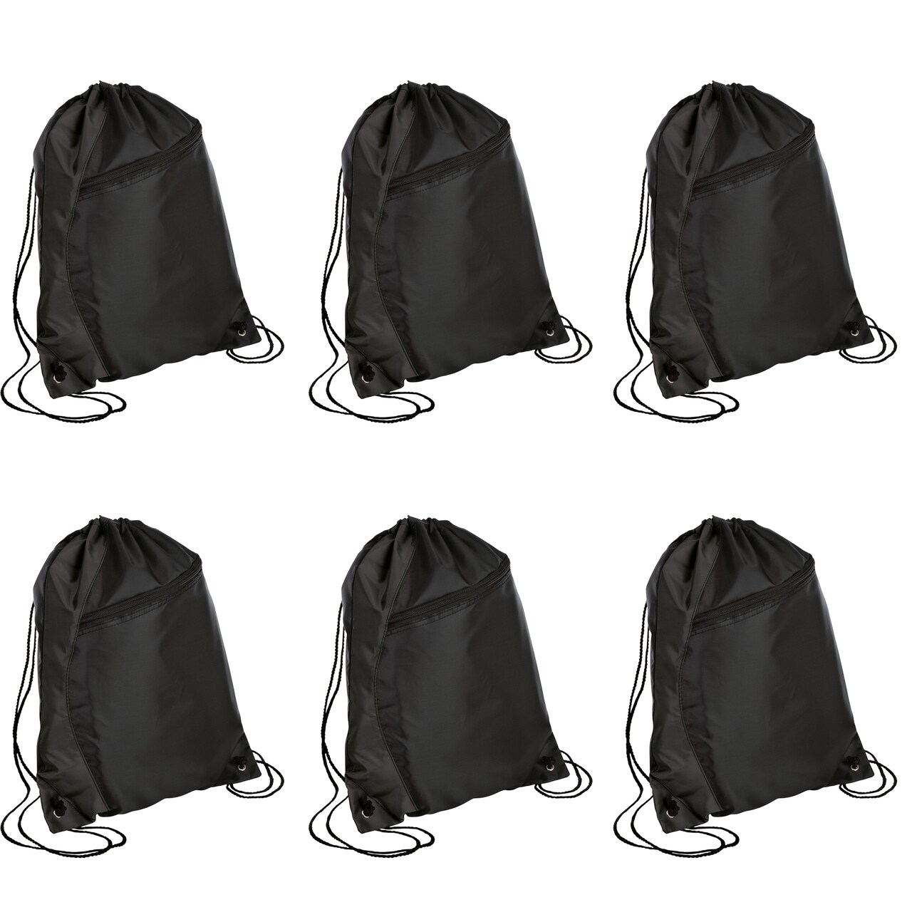 Waterproof Cinch Pack Bag | Polyester Drawstring Pocket Waterproof Foldable Storage Bag | Durable Bulk Sport Gym School Travel Pull Bag | 17.75"h x 14.5"w | Portable For Beach Casual Outdoor Sport | Raheev